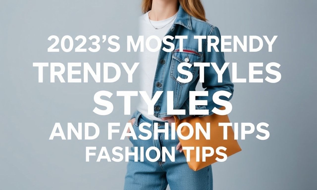 2023'ün En Trend Giysi Stil ve Moda İpuçları