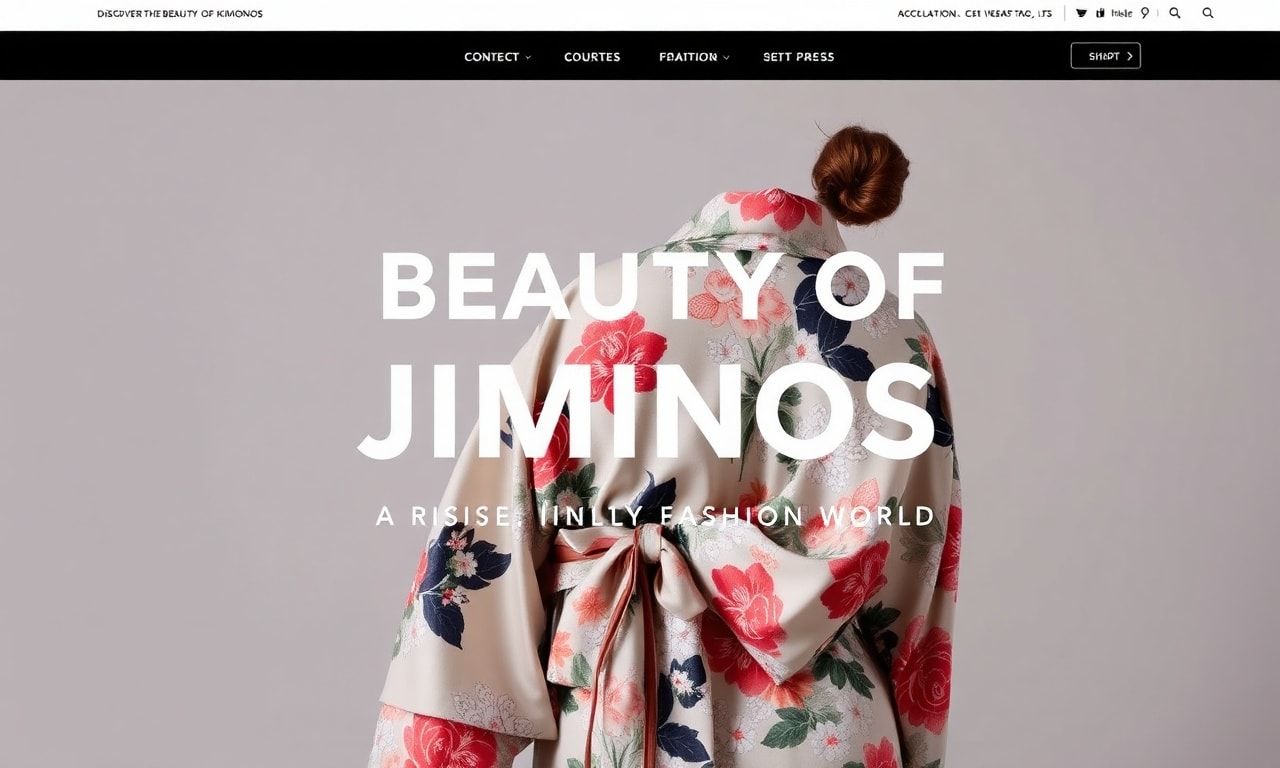 Kimonoların Güzelliğini Keşfedin: Moda Dünyasında Bir Yükseliş