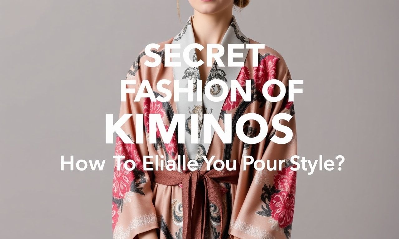 Kimonoların Gizli Modası: Stilinizi Nasıl Yükseltebilirsiniz?