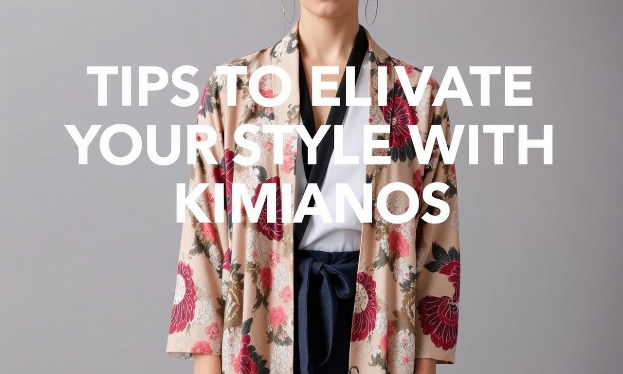 Kimonolarla Stilinizi Yükseklemek için İpucular