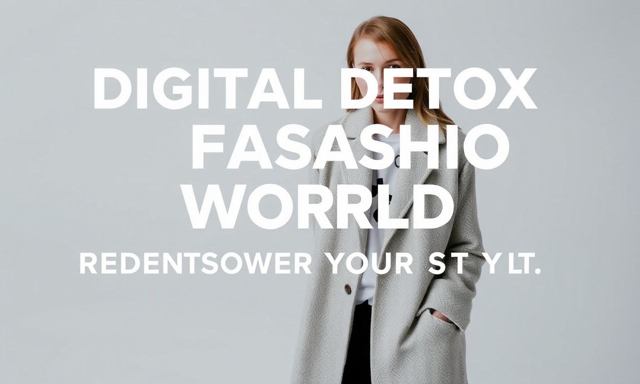 Moda Dünyasında Dijital Detoks: Stilinizi Yeniden Keşfedin
