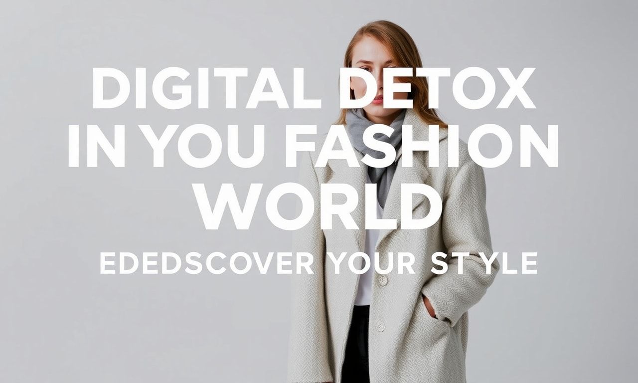 Moda Dünyasında Dijital Detoks: Stilinizi Yeniden Keşfedin