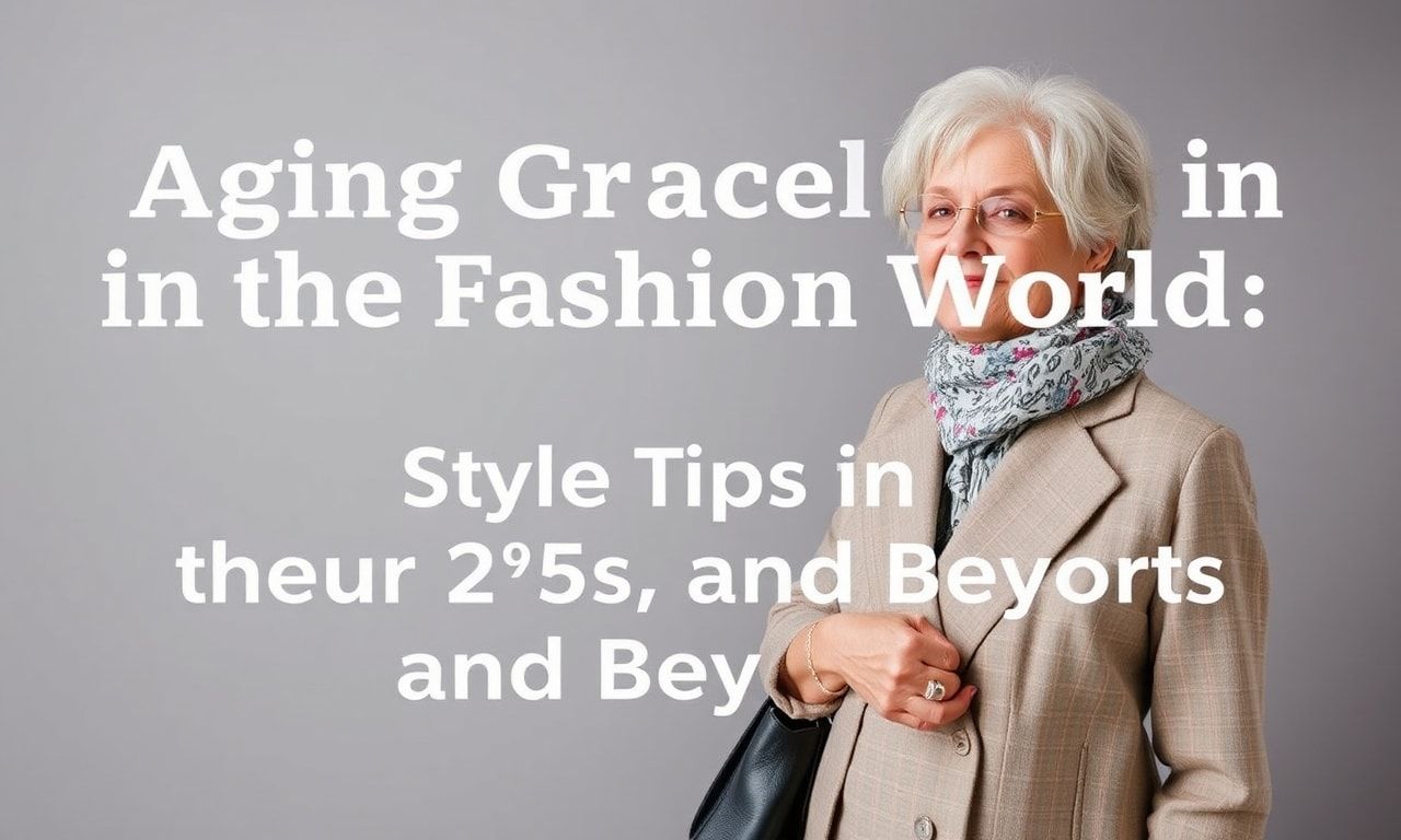 Moda Dünyasında Yaşlanmamak: 70'li Yaşlar ve Üstü Kadınlar İçin Stilip İpucları